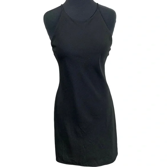 edikted denim halter dress Edikted Women's Ciel Split Front Denim Halter Top